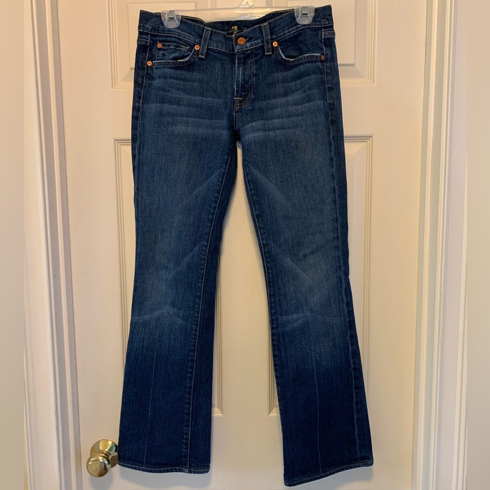For all mankind 98% cotton jeans Boot cut size 28